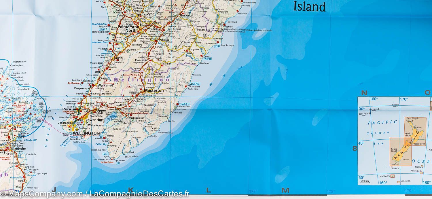 Carte routière - Nouvelle Zélande | Reise Know How carte routière Reise Know-How
