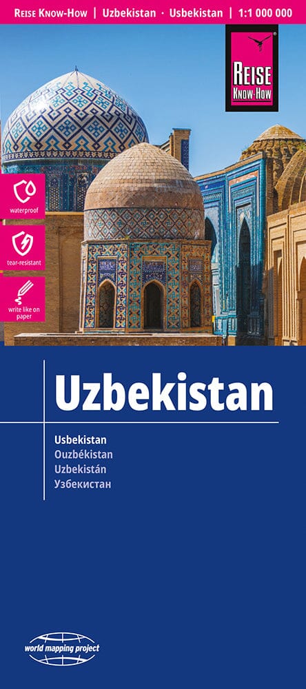 Carte routière - Ouzbékistan | Reise Know How carte pliée Reise Know-How 