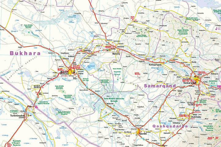 Carte routière - Ouzbékistan | Reise Know How carte pliée Reise Know-How 