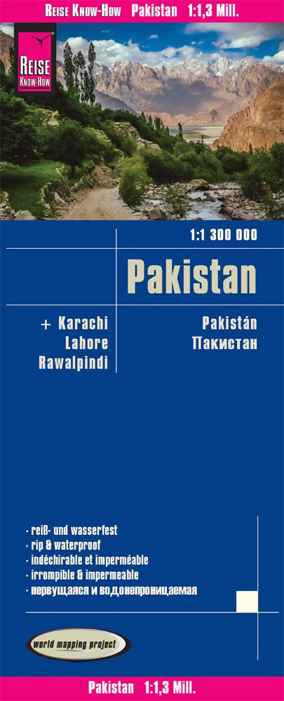 Carte routière - Pakistan | Reise Know How carte pliée Reise Know-How 
