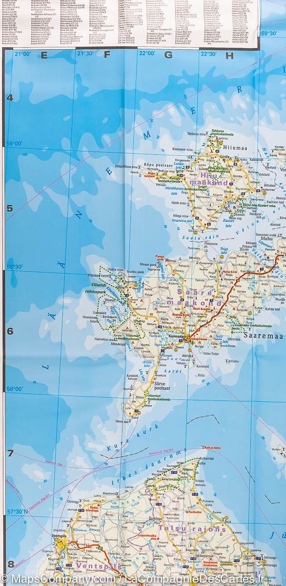 Carte routière - Pays Baltes | Reise Know How carte pliée Reise Know-How 