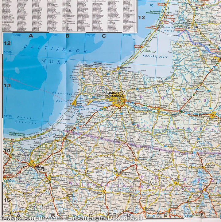 Carte routière - Pays Baltes | Reise Know How carte pliée Reise Know-How 