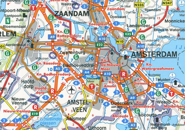 Carte routière - Pays-Bas | Freytag & Berndt carte pliée Freytag & Berndt 