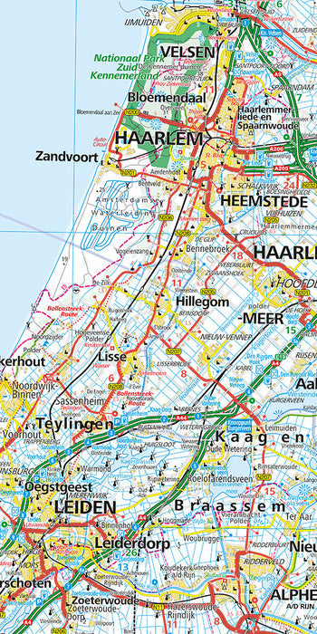 Carte routière - Pays-Bas | Hallwag carte pliée Hallwag 