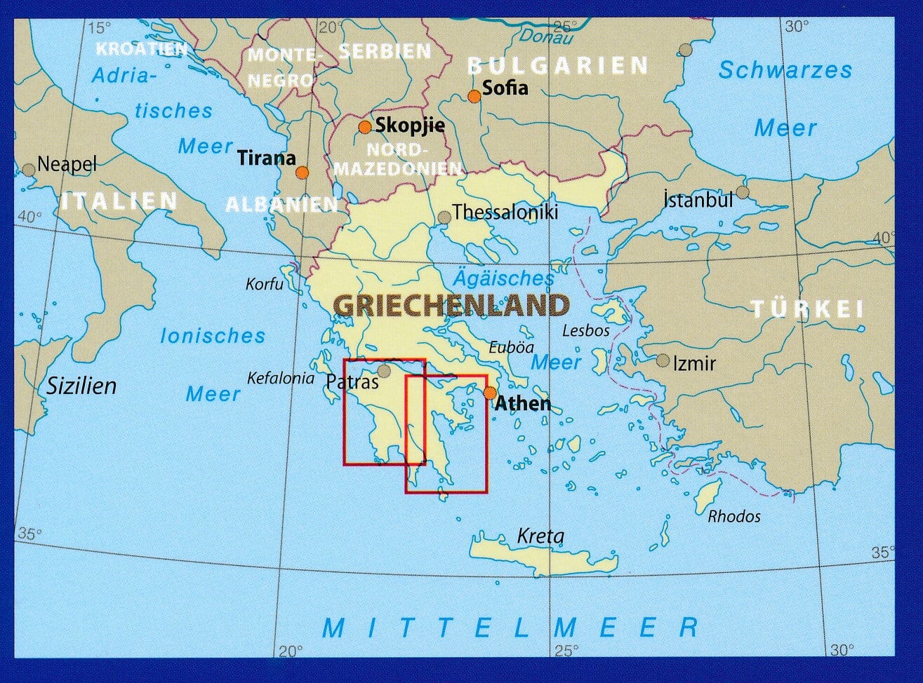 Carte routière - Péloponnèse | Reise Know How carte routière Reise Know-How