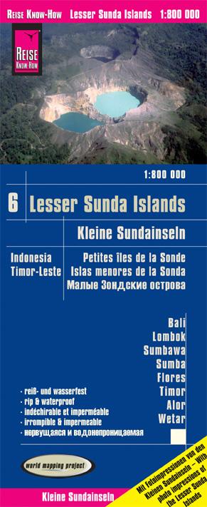 Carte routière - Petites Iles de la Sonde (Indonésie, Timor Oriental) | Reise Know How carte routière Reise Know-How