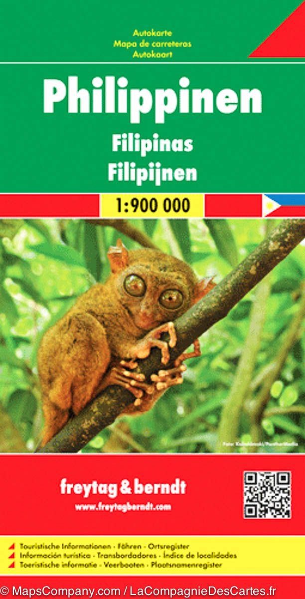 Carte routière - Philippines | Freytag & Berndt carte pliée Freytag & Berndt 