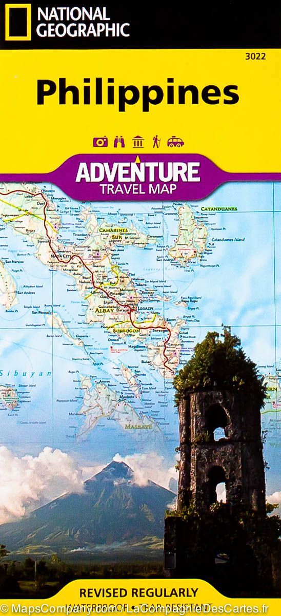 Carte routière - Philippines | National Geographic carte pliée National Geographic 
