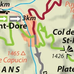 Carte routière plastifiée - Auvergne | Michelin carte pliée Michelin 