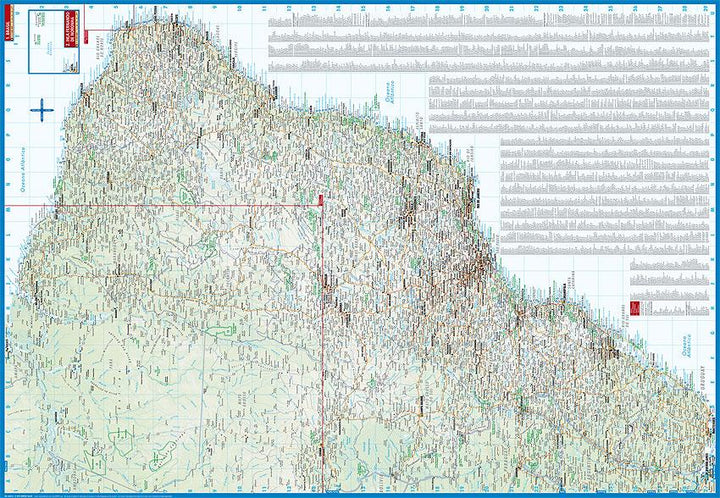 Carte routière plastifiée - Brésil | Borch Map carte pliée Borch Map 