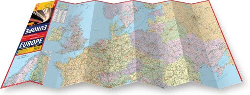 Carte routière plastifiée - Europe | Express Map carte routière Express Map