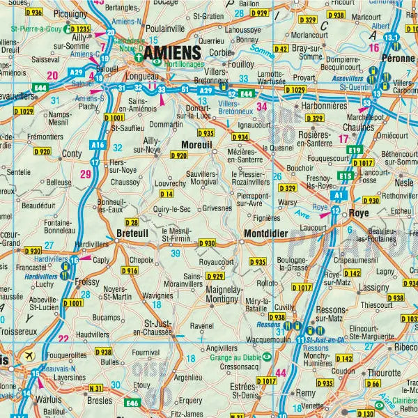 Carte routière plastifiée - France | Borch Maps carte routière Borch Maps