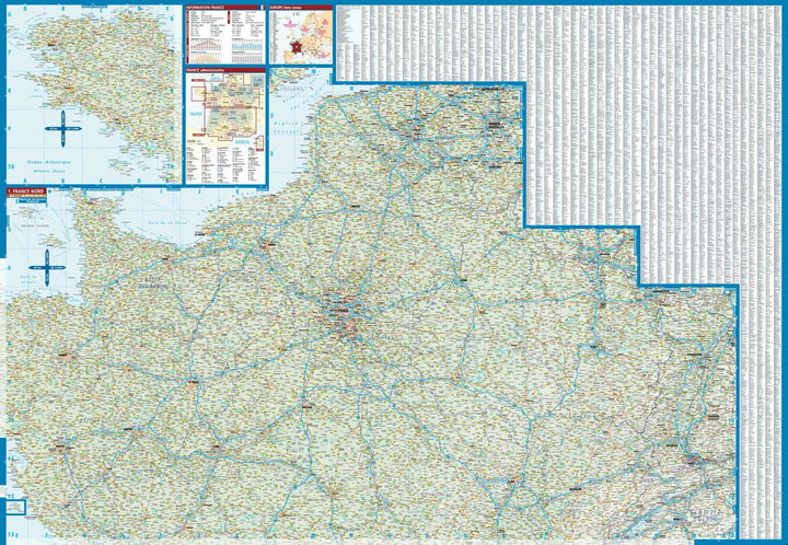 Carte routière plastifiée - France | Borch Map carte pliée Borch Map 