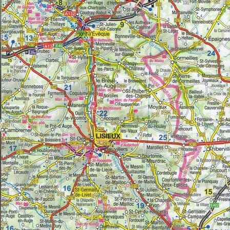 Carte routière plastifiée - Languedoc-Roussillon | Express Map carte routière Express Map