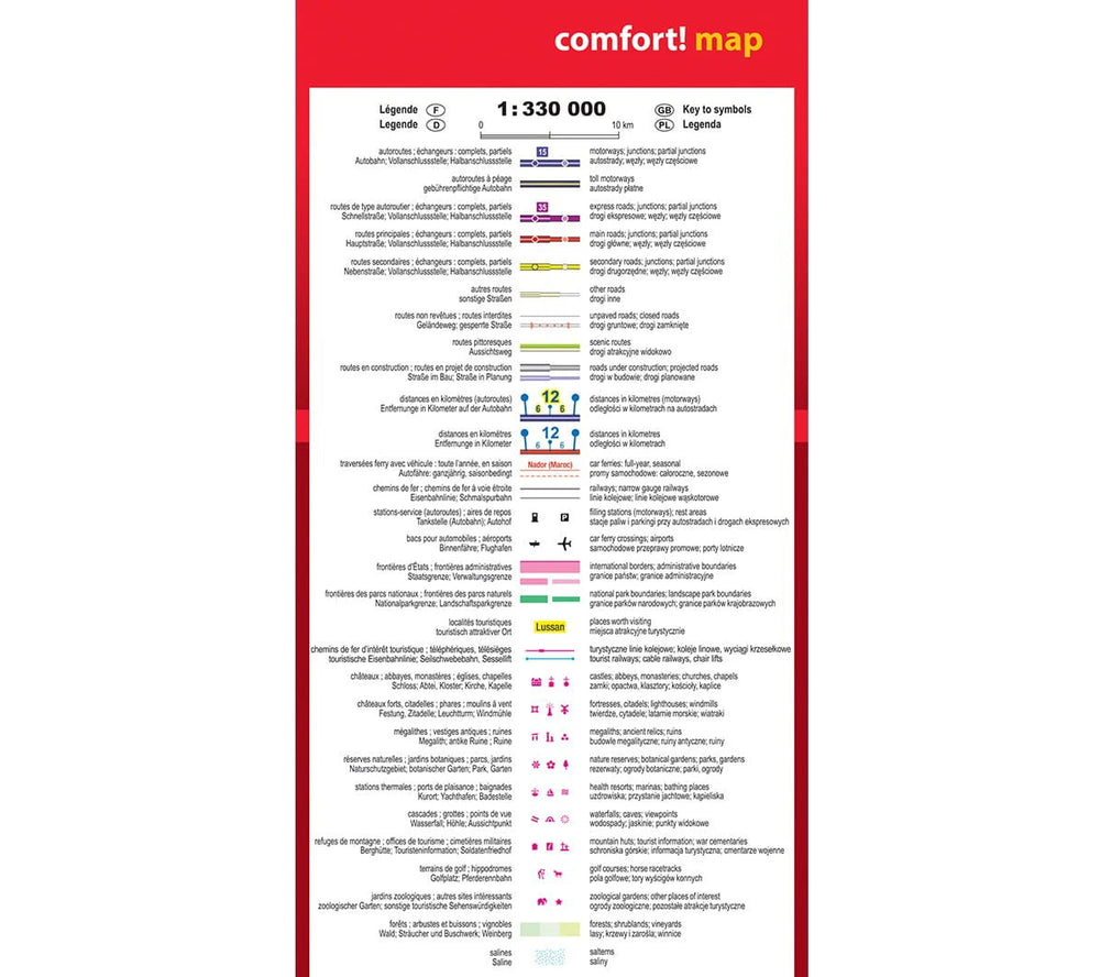 Carte routière plastifiée - Languedoc-Roussillon | Express Map carte pliée Express Map 