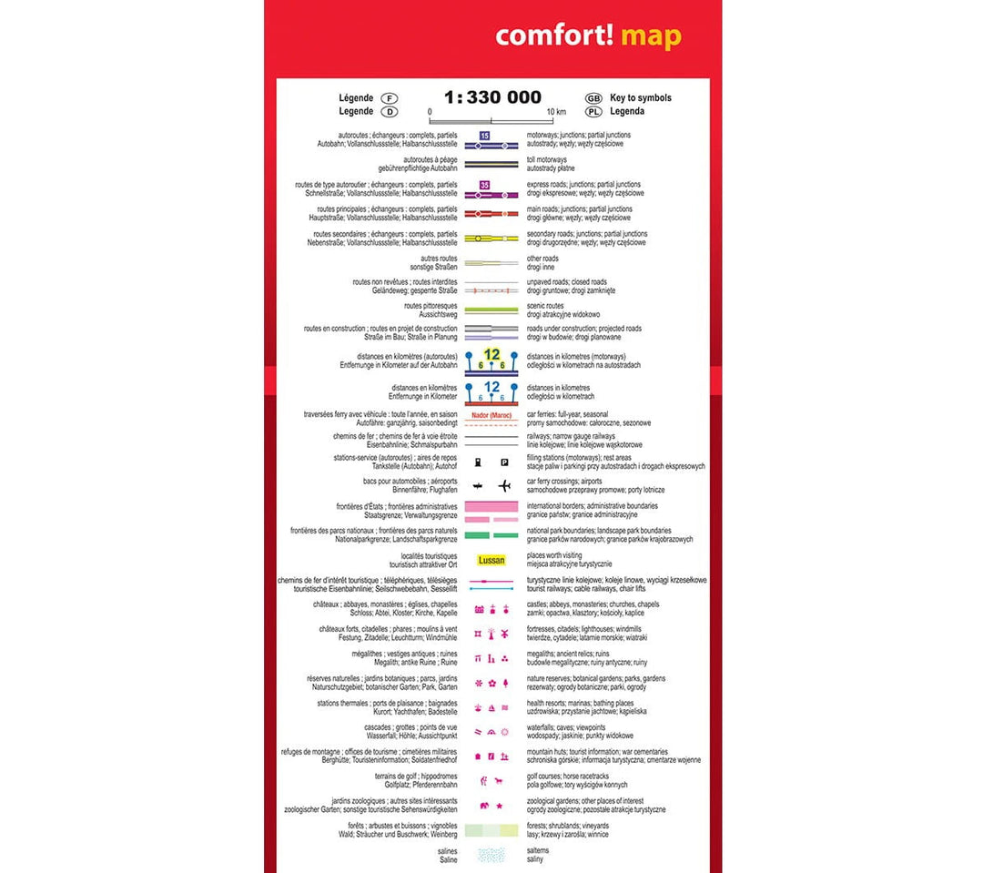 Carte routière plastifiée - Languedoc-Roussillon | Express Map carte pliée Express Map 