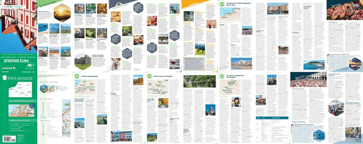 Carte routière plastifiée - Pays Basque (Bayonne, Biarritz, Saint-Sébastien) | Michelin carte pliée Michelin 