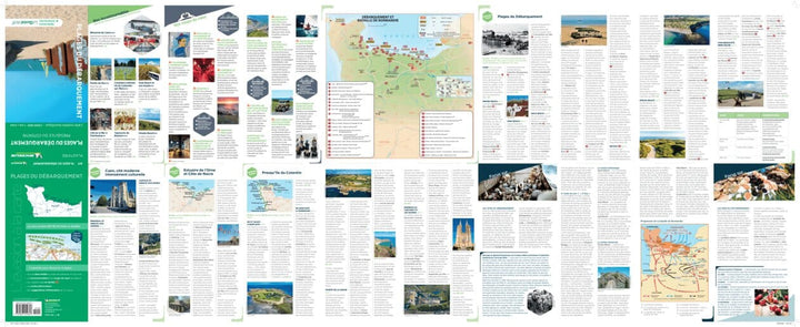 Carte routière plastifiée - Plages du débarquement, Presqu'ile du Cotentin | Michelin carte pliée Michelin 