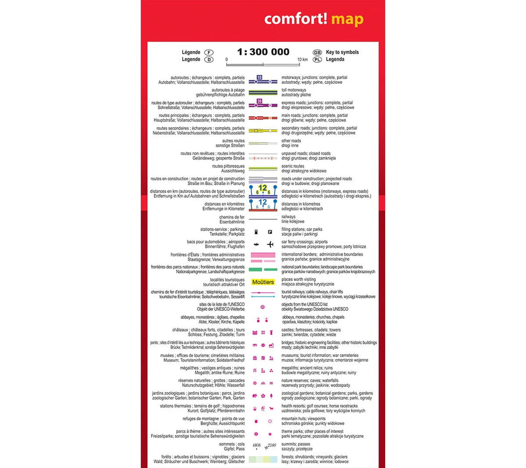 Carte routière plastifiée - Rhône-Alpes | Express Map carte pliée Express Map 