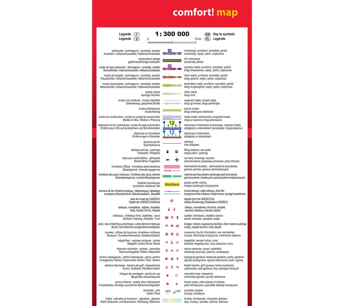 Carte routière plastifiée - Rhône-Alpes | Express Map carte routière Express Map