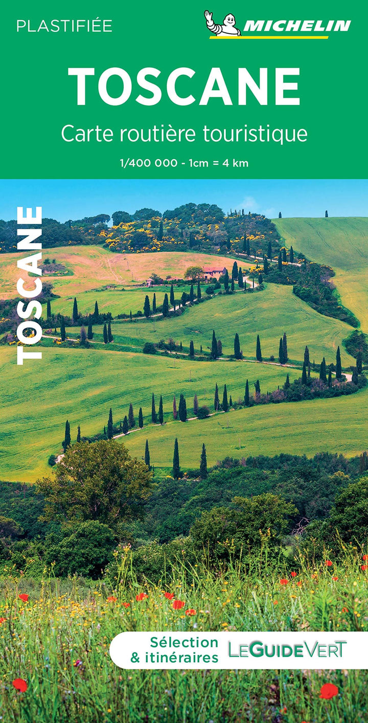 Carte routière plastifiée - Toscane | Michelin carte pliée Michelin 