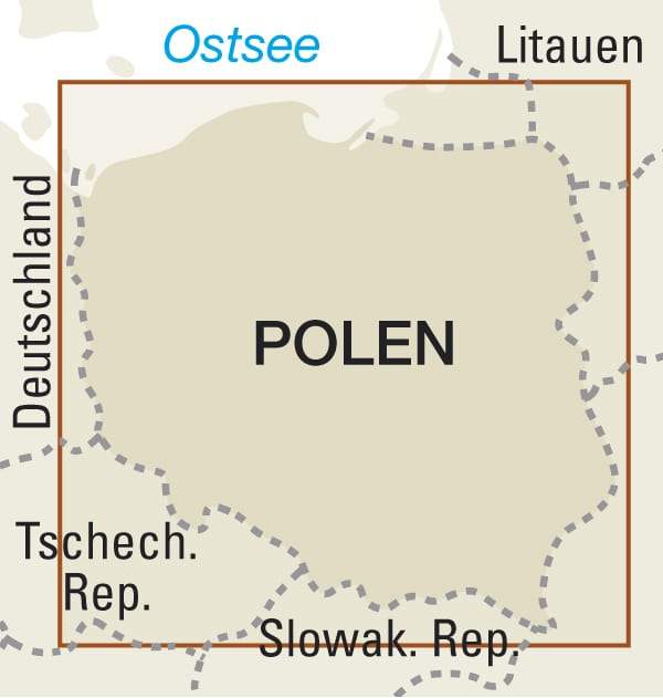 Carte routière - Pologne | Reise Know How carte pliée Reise Know-How 