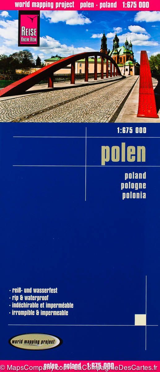 Carte routière - Pologne | Reise Know How carte pliée Reise Know-How 