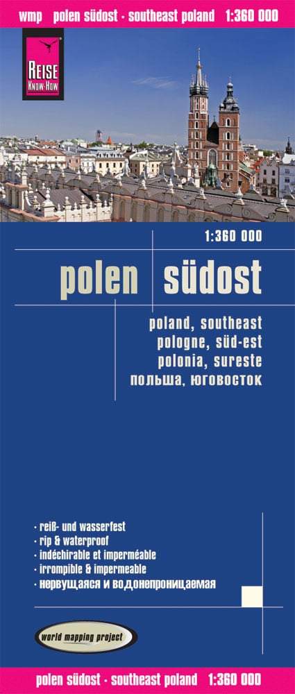 Carte routière - Pologne Sud-est | Reise Know How carte pliée Reise Know-How 