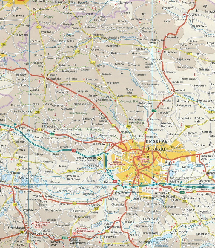 Carte routière - Pologne Sud-est | Reise Know How carte pliée Reise Know-How 