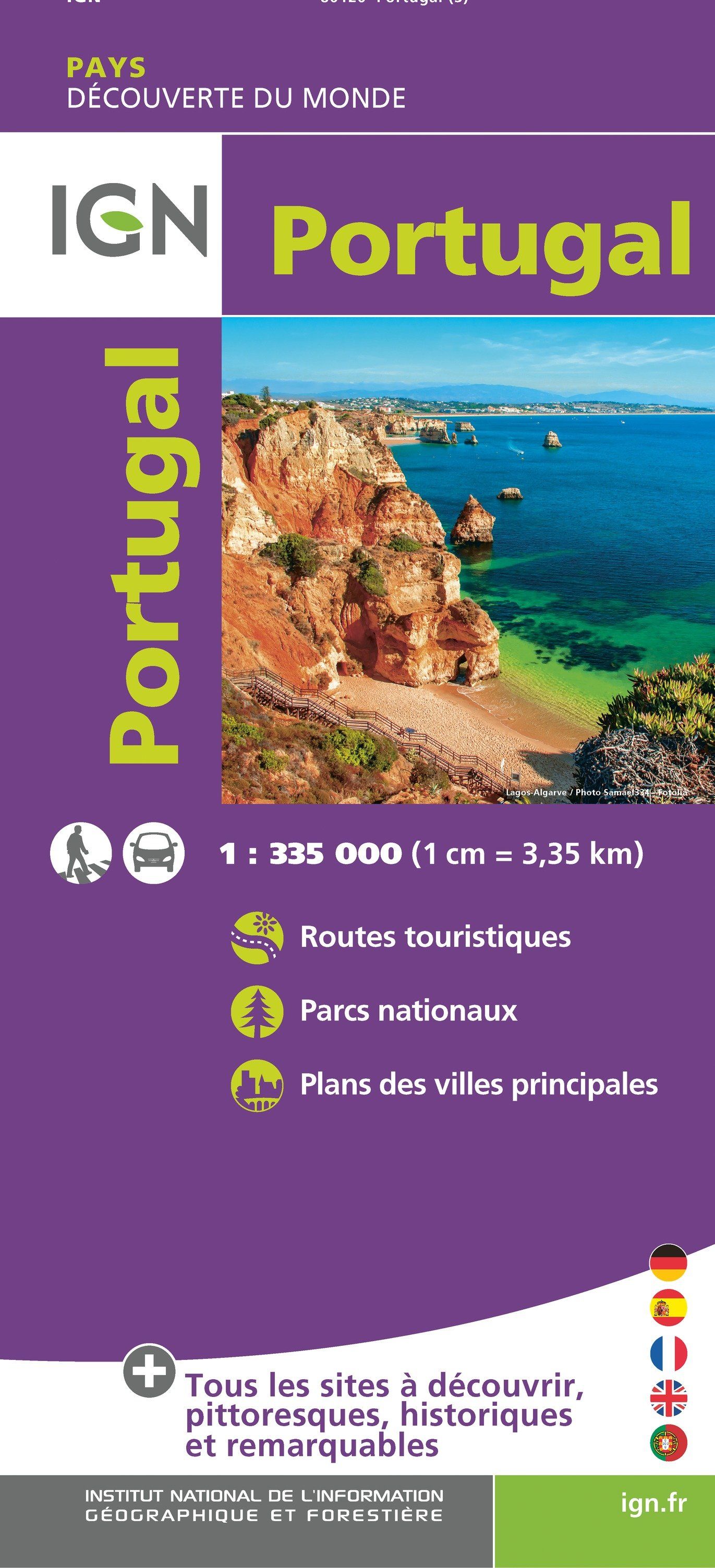 Carte routière - Portugal | IGN carte routière IGN