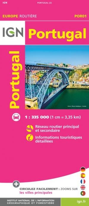 Carte routière - Portugal | IGN carte routière IGN