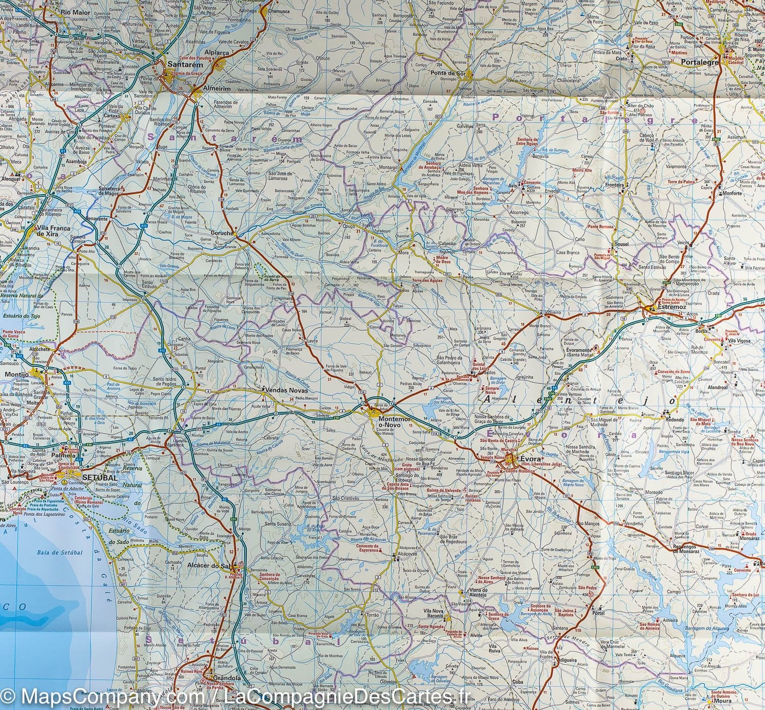 Carte routière - Portugal | Reise Know How carte routière Reise Know-How