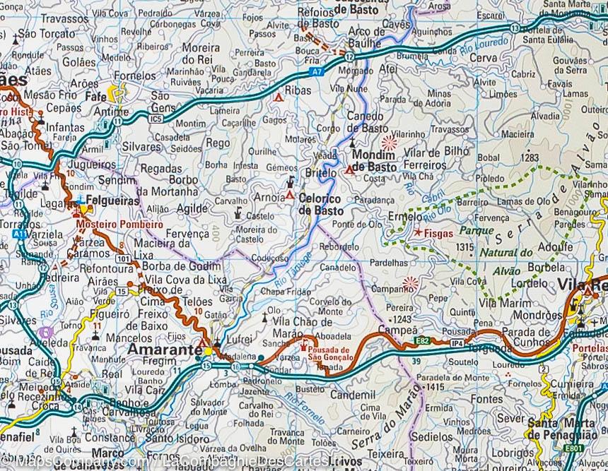 Carte routière - Portugal | Reise Know How carte routière Reise Know-How