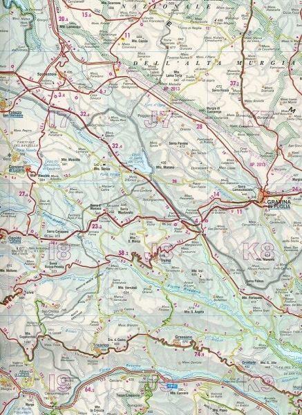 Carte routière - Pouilles | Kümmerly & Frey carte routière Kümmerly & Frey