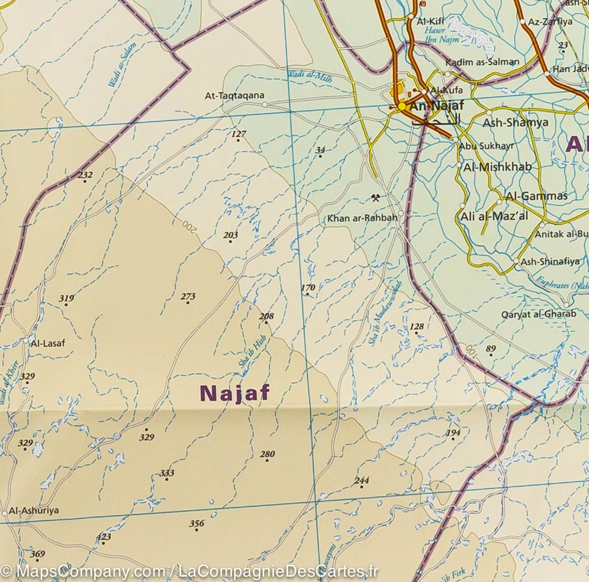 Carte routière - Proche Orient | Reise Know How carte routière Reise Know-How