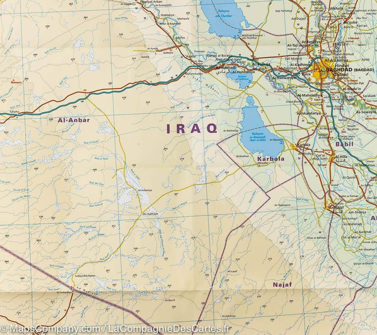 Carte routière - Proche Orient | Reise Know How carte routière Reise Know-How