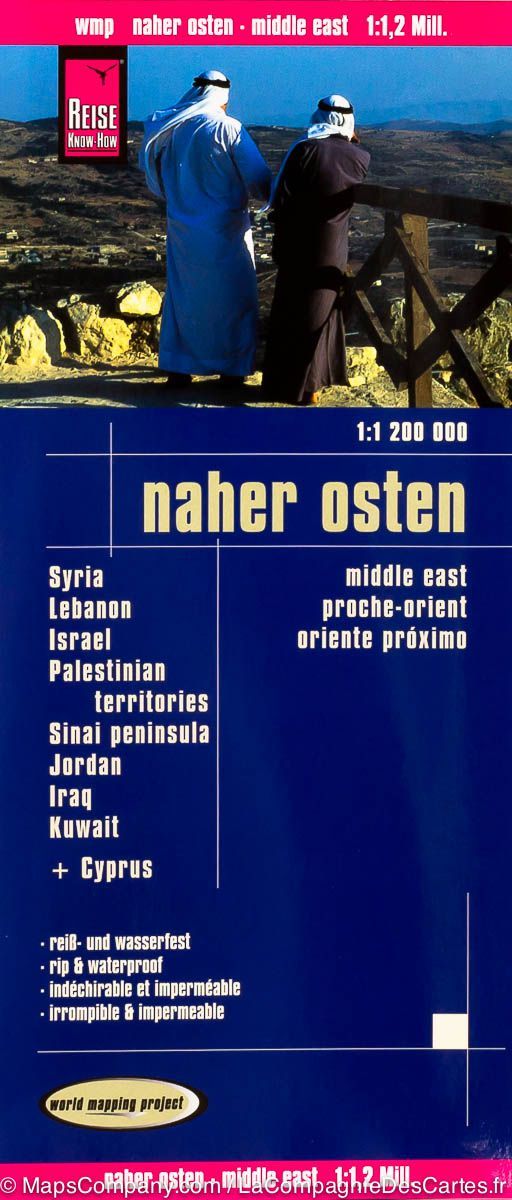 Carte routière - Proche Orient | Reise Know How carte routière Reise Know-How