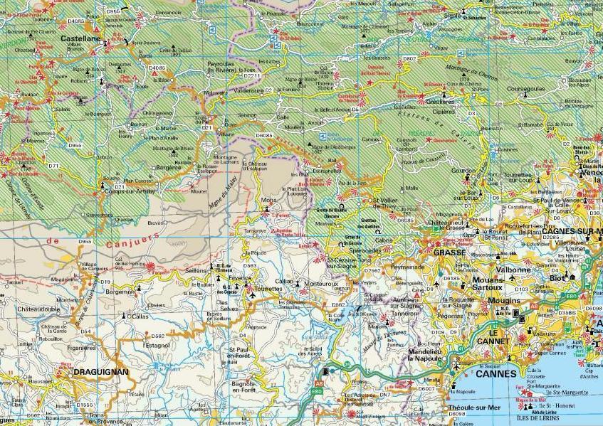 Carte routière - Provence | Reise Know How carte routière Reise Know-How