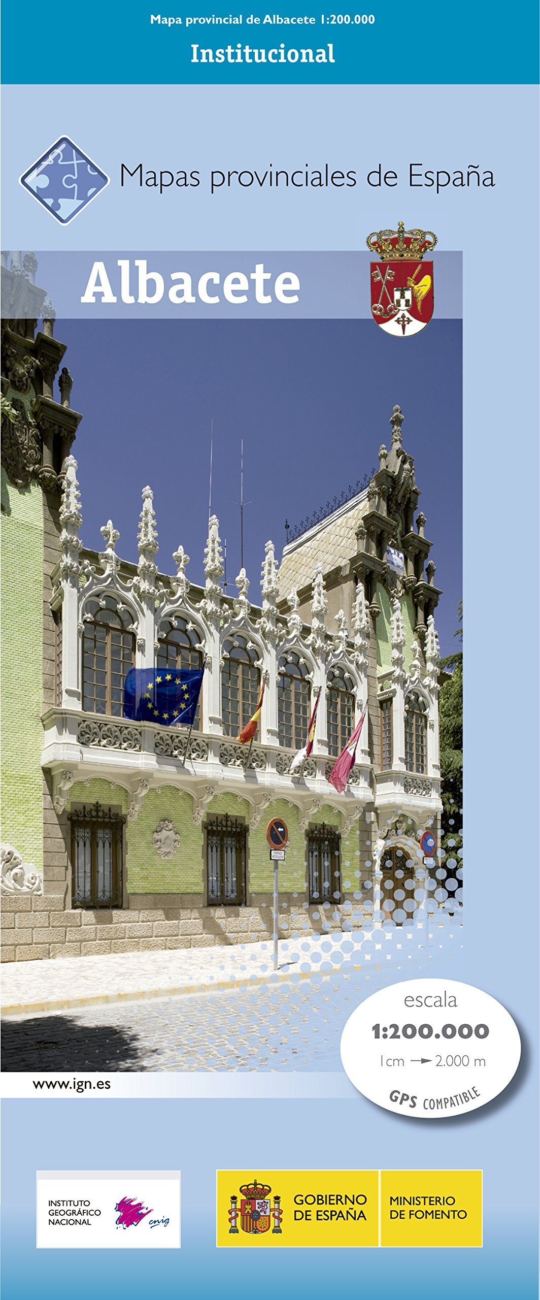 Carte routière provinciale n° 02 - Albacete (Castille-La Manche, Espagne) | CNIG carte routière CNIG