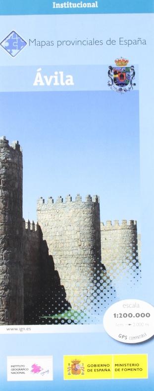 Carte routière provinciale n° 06 - Avila (Espagne) | CNIG carte routière CNIG