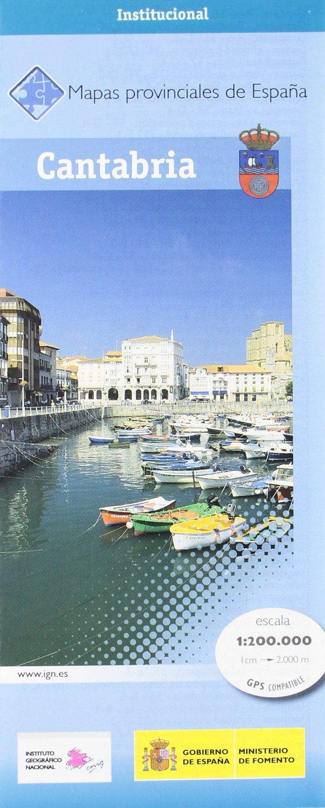 Carte routière provinciale n° 13 - Cantabrie (Espagne) | CNIG carte routière CNIG