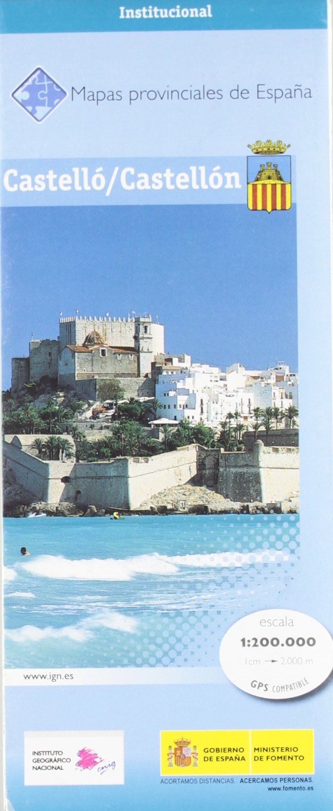 Carte routière provinciale n° 14 - Castellon (Communauté Valencienne, Espagne) | CNIG carte routière CNIG