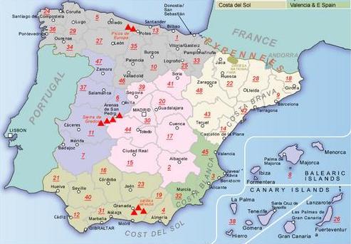 Carte routière provinciale n° 17 - Cuenca (Espagne) | CNIG carte routière CNIG