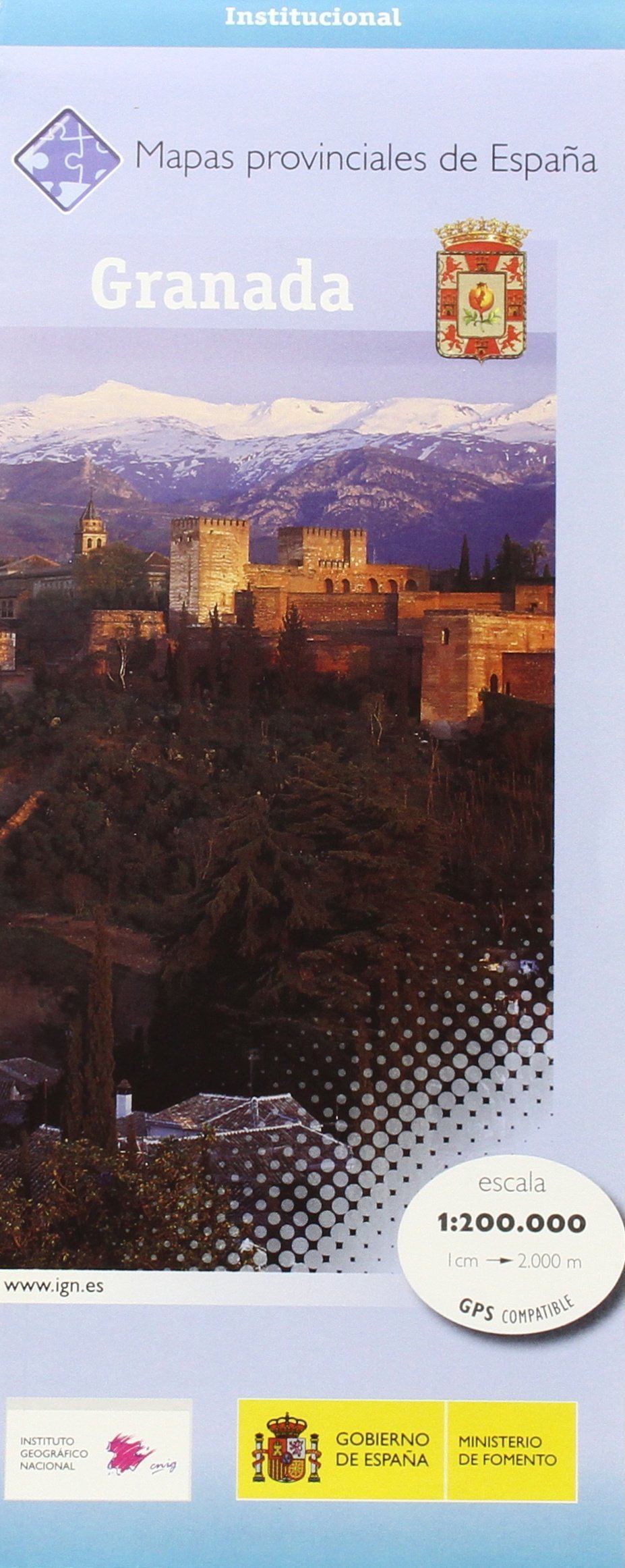 Carte routière provinciale n° 19 - Grenade (Andalousie) | CNIG carte routière CNIG