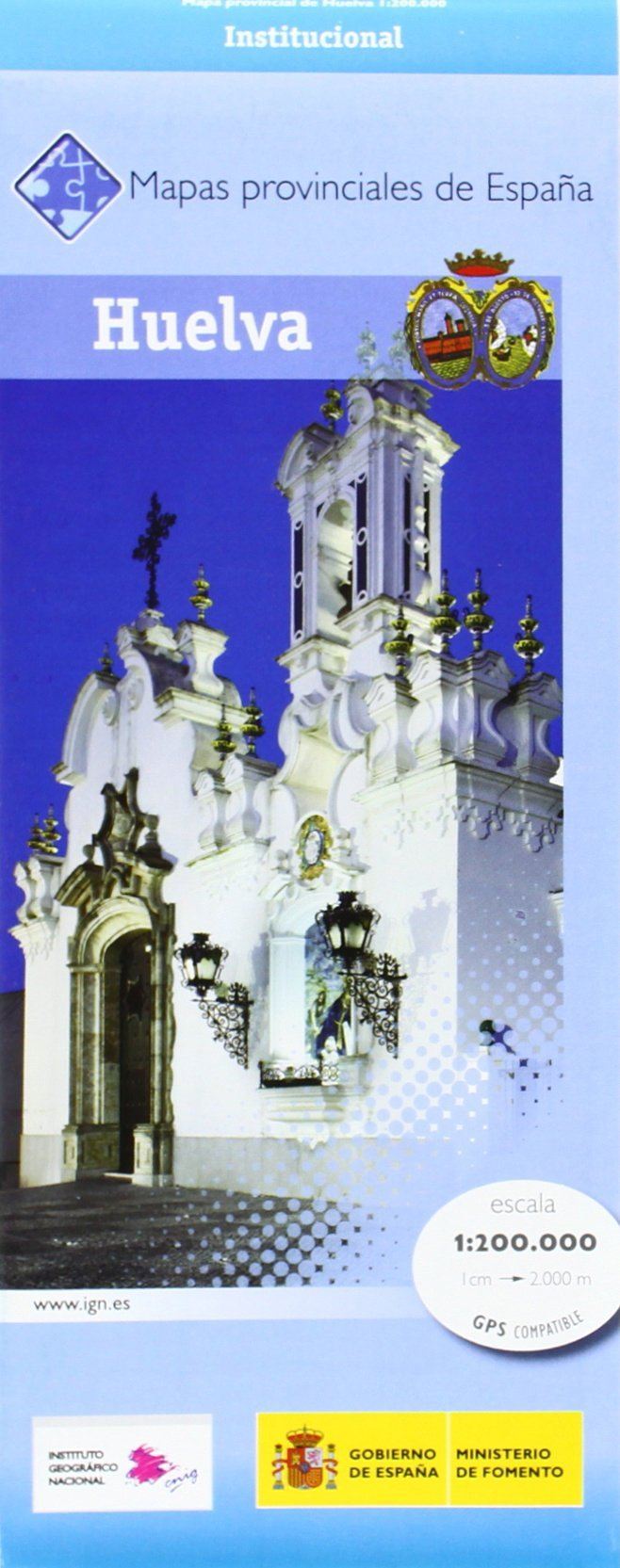 Carte routière provinciale n° 21 - Huelva (Andalousie) | CNIG carte routière CNIG