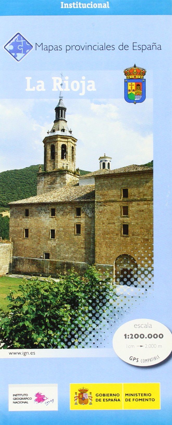 Carte routière provinciale n° 25 - La Rioja (Espagne) | CNIG carte routière CNIG