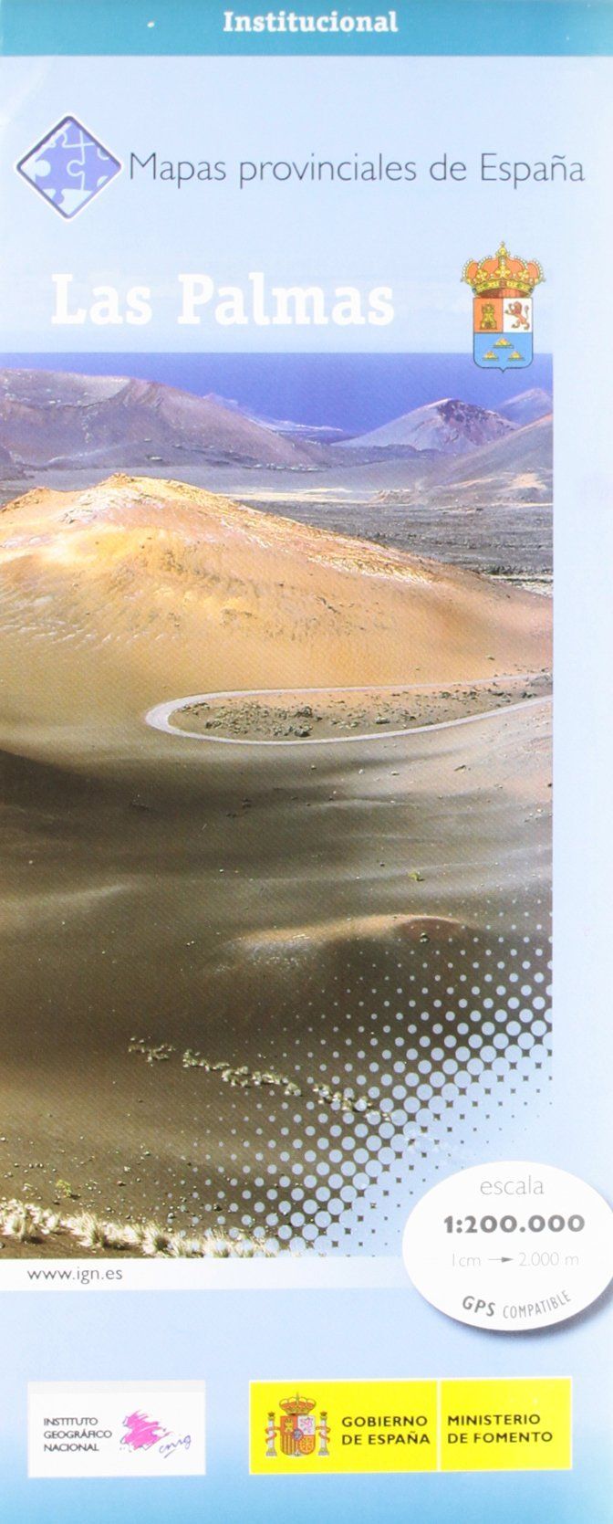 Carte routière provinciale n° 26 - Las Palmas (Espagne) | CNIG carte routière CNIG