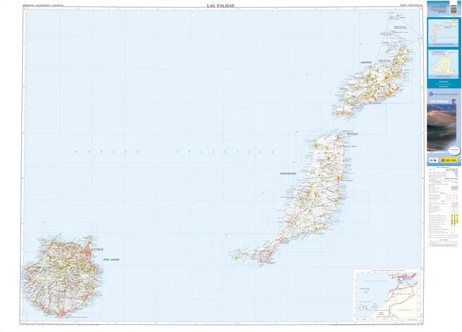Carte routière provinciale - Las Palmas (Espagne), n° 26 | CNIG carte pliée CNIG 