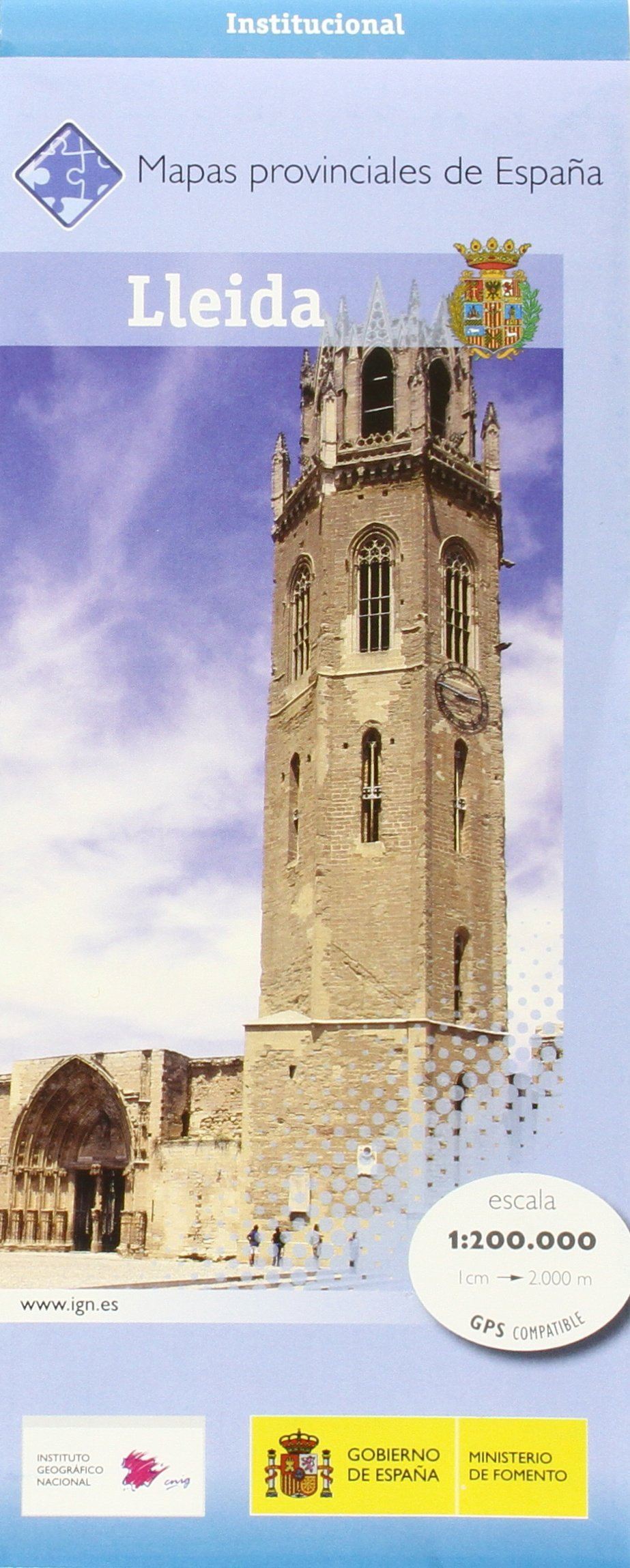 Carte routière provinciale n° 28 - Lleida (Catalogne) | CNIG carte routière CNIG