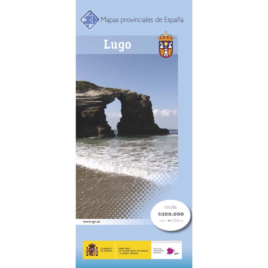 Carte routière provinciale n° 29 - Lugo (Galice, Espagne) | CNIG carte routière CNIG